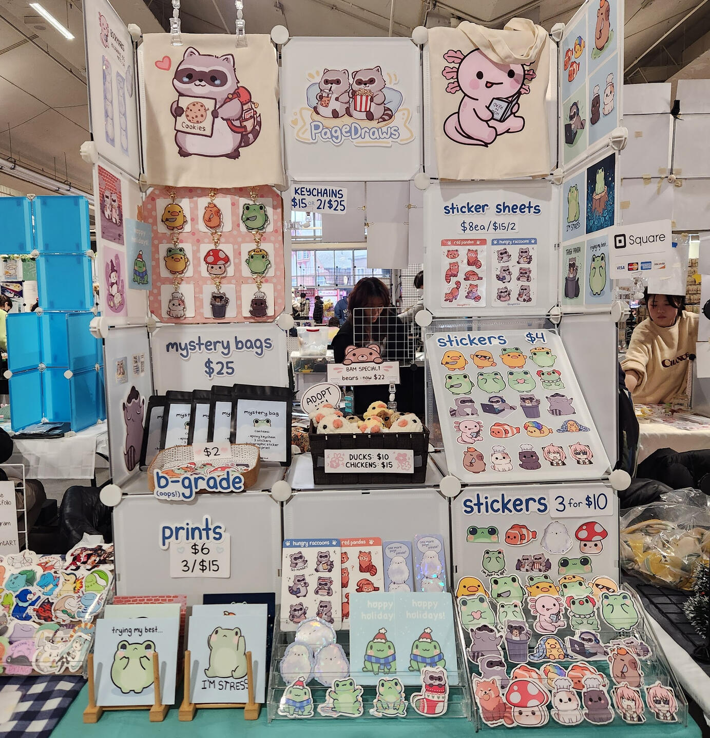 Half-Table Setup at Toronto Game Expo, 2024